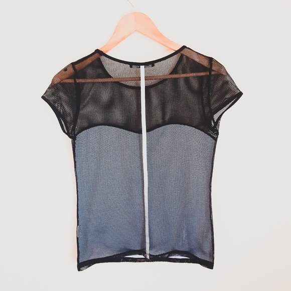 BEBE Tiger Print & Lace top Like NEW - Picture 2 of 6